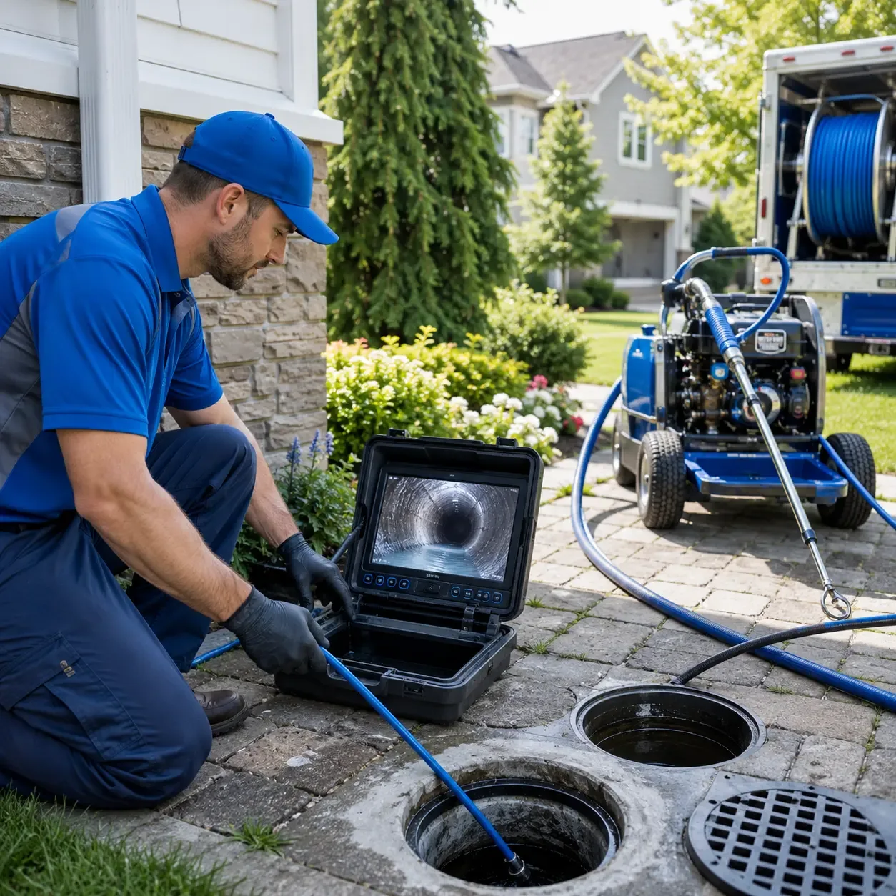 Outdoor drain cleaning professionals serving Continental, OH