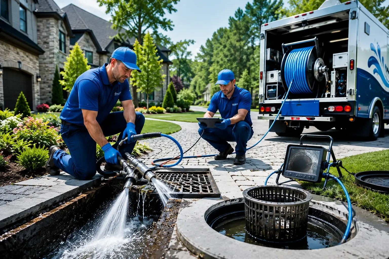 Local outdoor drain cleaning professionals in Continental, OH